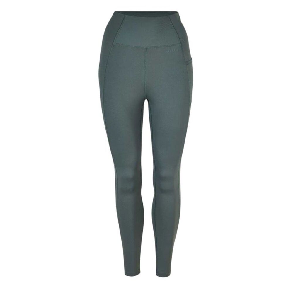 USA Pro Womens/Ladies Core High Rise Leggings / Khaki Green